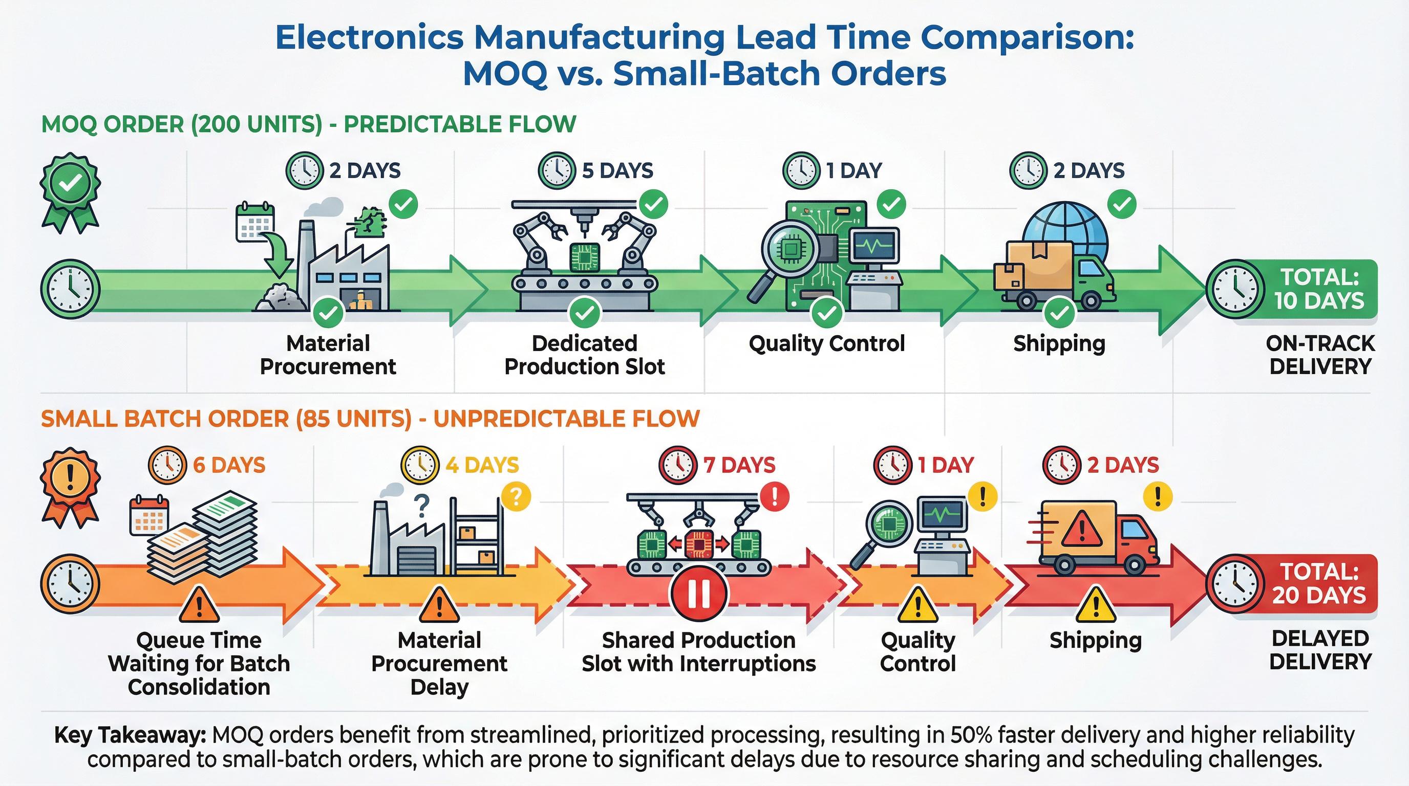 Why Small-Batch Orders Often Take Longer to Deliver Than Volume Orders
